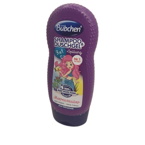 37,65EUR/1l Bübchen Shampoo und Duschgel 3in1 Meereszauber mit Spülung 230ml - Bild 2 von 2