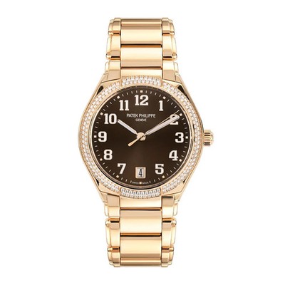 Patek Philippe Twenty-4 Watch 36MM Brown Arabic Numerals Dial Rose Gold