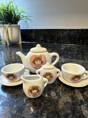 Vintage Miniature China Tea Set Arthur Aardvark PBS TV cartoon