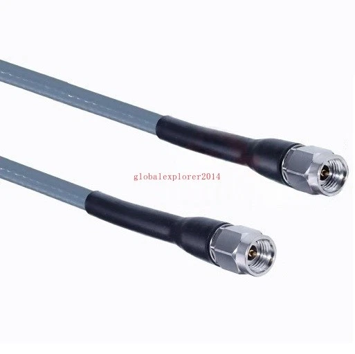 Conjunto de cable coaxial flexible estable fase de baja pérdida de 40 GHz 2,92 mm macho macho