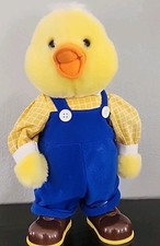 Vintage Twinkle Toes Male Duck w/ Blue Shirt Quacks Songs - Does Not Dance
