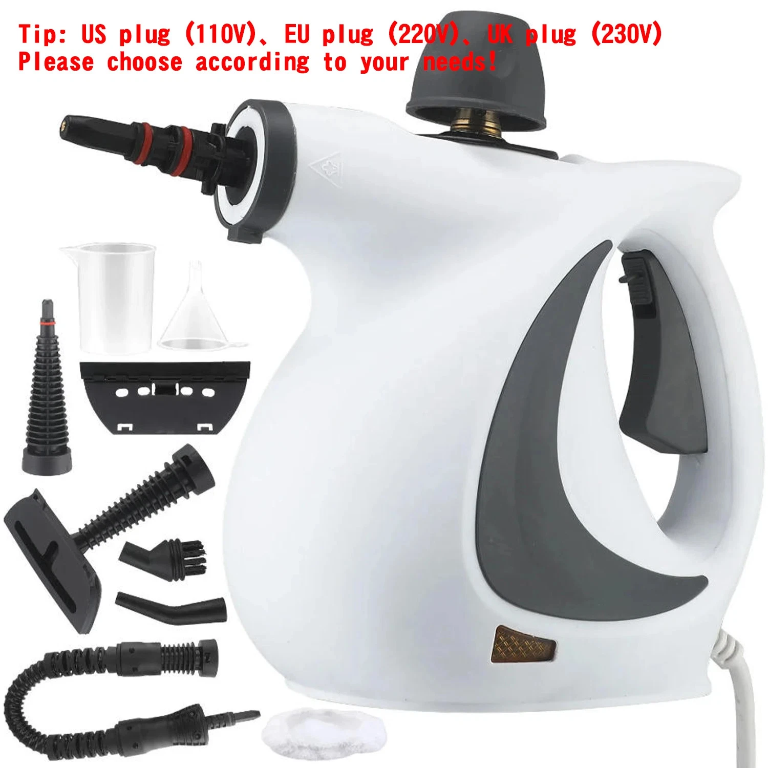 Pressurized Handheld Steam Cleaner for Home - Portable Multi-purpose High Pressu