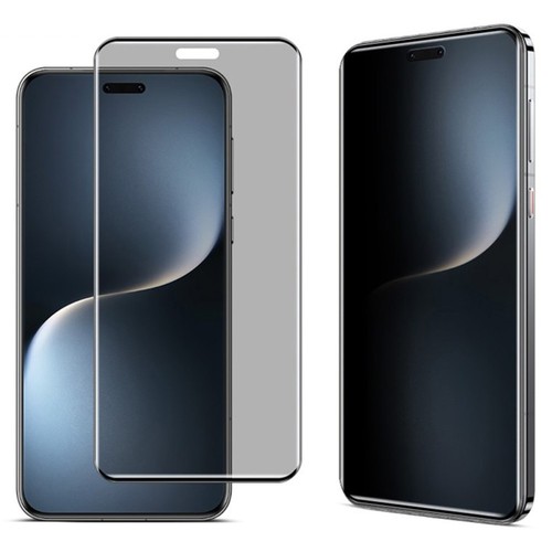 Coque Housse + Verre Trempé Anti-Espion Pour Honor Magic 6 Lite / 5 Pro - Noir