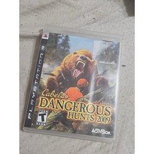 Cabela's Dangerous Hunts 2009 Sony PlayStation 3 PS3 Activision Hunting Game