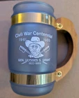 Vintage Civil War Centennial Beer Mug Gen Ulysses S Grant Battle of Vicksburg