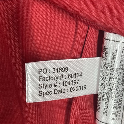 Portland Trail Blazers Polo Shirt Mens Large Red Antigua Tribute Embroidered NEW - Picture 7 of 11