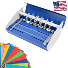 3-in-1 Electric Paper Creaser with Scale Ruler 460mm 110V for Files Photos