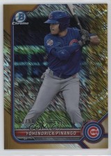 2022 Bowman Gold Shimmer Refractor 11/50 Yohendrick Pinango #BCP-95 0gj8