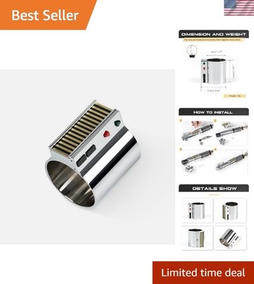 Customizable Aluminum Lightsaber Control Button Box for Luke Saber Enthusiasts