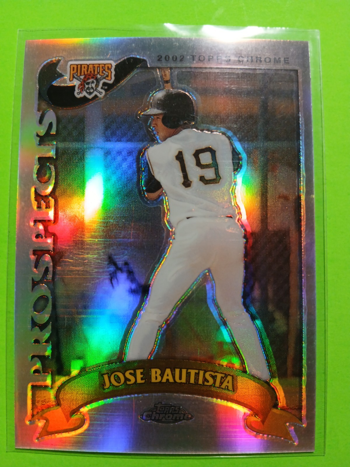 2002 Topps Chrome Traded & Rookies #T180 Jose Bautista Pirates Refractor