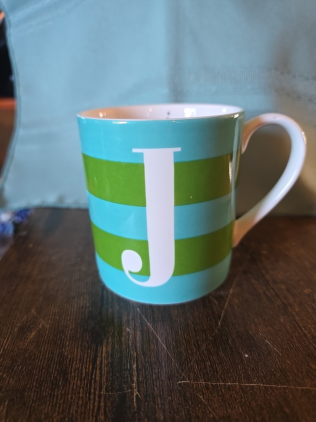 Kate Spade New York Lenox To The Letter J Tea Coffee Mug Red Letter Day
