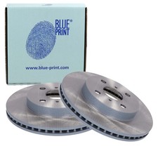 2x BLUE PRINT BREMSSCHEIBEN 255mm INNENBELÜFTET VORNE passend für TOYOTA YARIS |