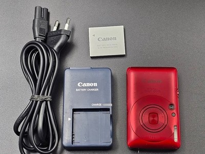 Canon IXUS 100 IS 12.1 MP Digitalkamera Rot - Funktioniert