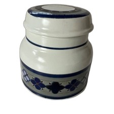 Royal Doulton Tangier Lidded Sugar Jar Bowl Lambeth Stoneware Collection England
