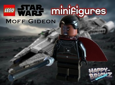 LEGO  Star Wars Moff Gideon Minifigur aus 75315 Imperial Light Cruiser  Neu