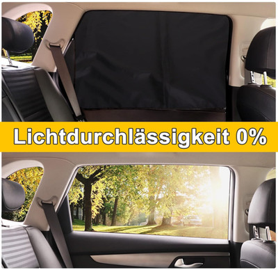Lechin Sonnenschutz Auto Baby Vorhang Magnetisch UV- & Hitzeschutz, 2 Stück