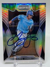 2019 Panini Prizm Draft Picks Baseball SIGNED RC Greg Jones #85 Silver