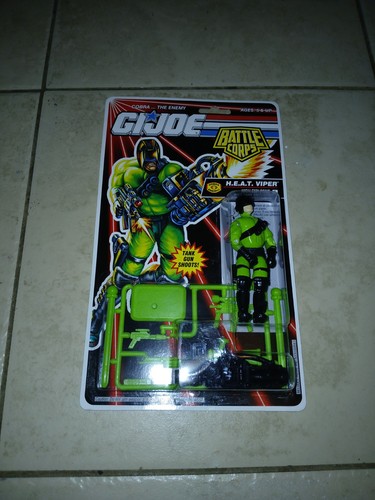 1992 Gi Joe Heat Viper Pre Production Prototype Unique Flawed Missle MOC - Picture 1 of 9