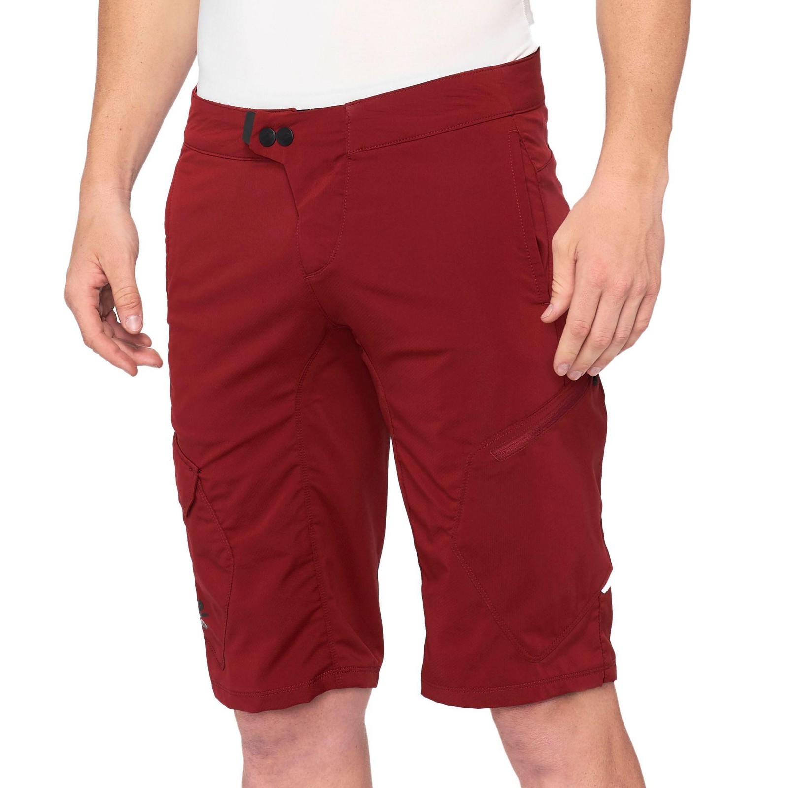 100% Ridecamp Shorts Brick 28''