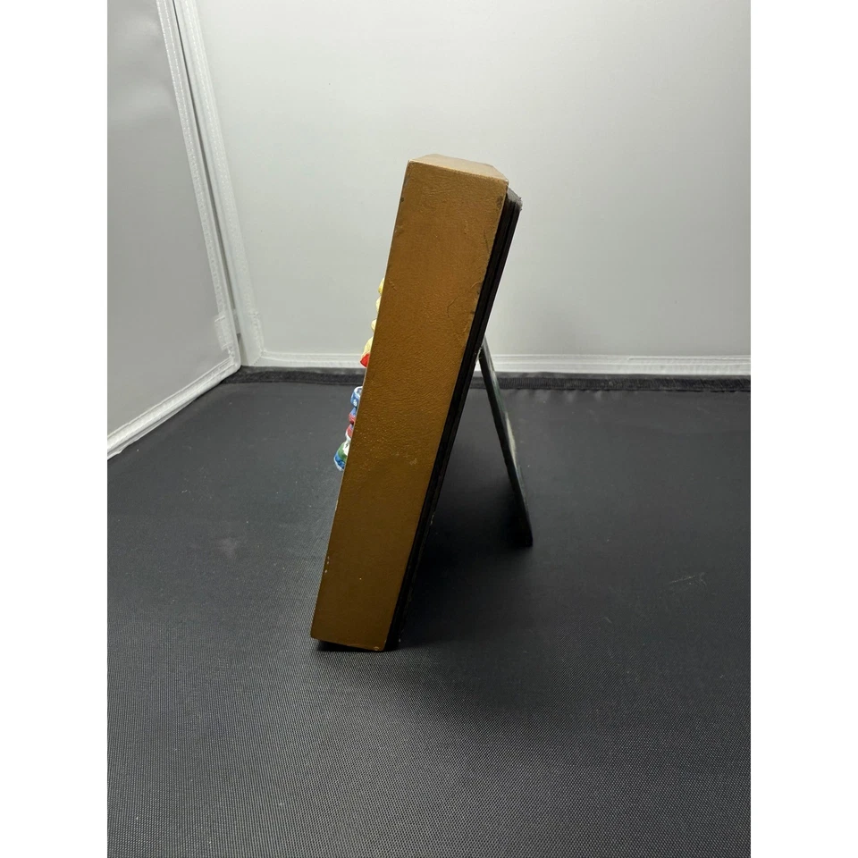 Marco de fotos de Navidad tren de vacaciones regalos medias 6 x 7" decoración festiva Foto 4 de 4