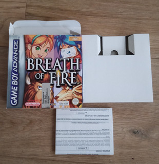 Breath of Fire Gameboy Advance OVP ohne Spiel ohne Handbuch