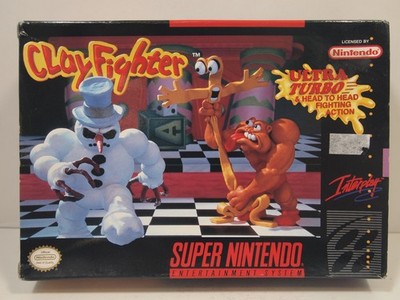 Clay Fighter (Super Nintendo | SNES) Authentic BOX ONLY