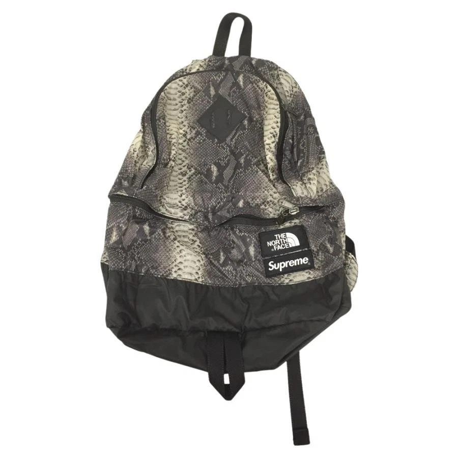 Sac à dos North Face Supreme peau de serpent gris sac à dos léger NF0A3KVJ années 80