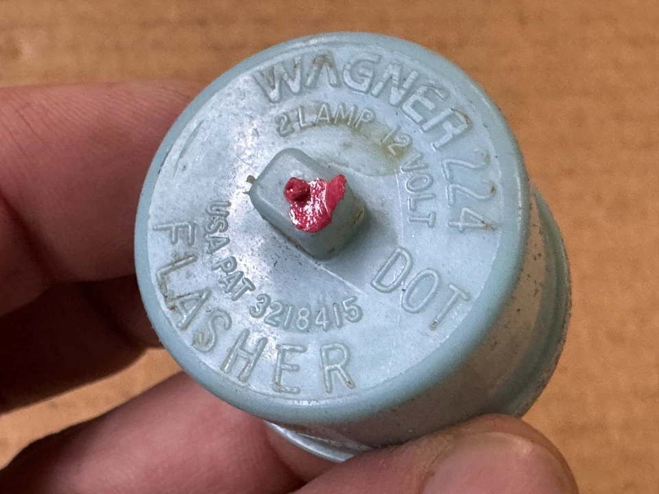 87-93 Ford Mustang Factory Flasher Relay Module Dash Harness Wagner 224 OEM - Image 2 of 3