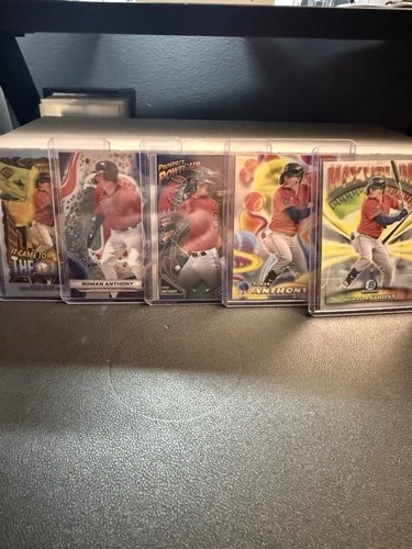 Roman Anthony Bowman Refractor Card Lot (5 Cards)