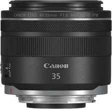 CANON RF3518MISSTM Black RF35mm F1.8 IS Macro Lens STM EOSR for Canon RF NEW