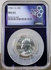 1941-S Washington Quarter MS65 NGC GEM BU Silver 25C High Grade Frosty Luster