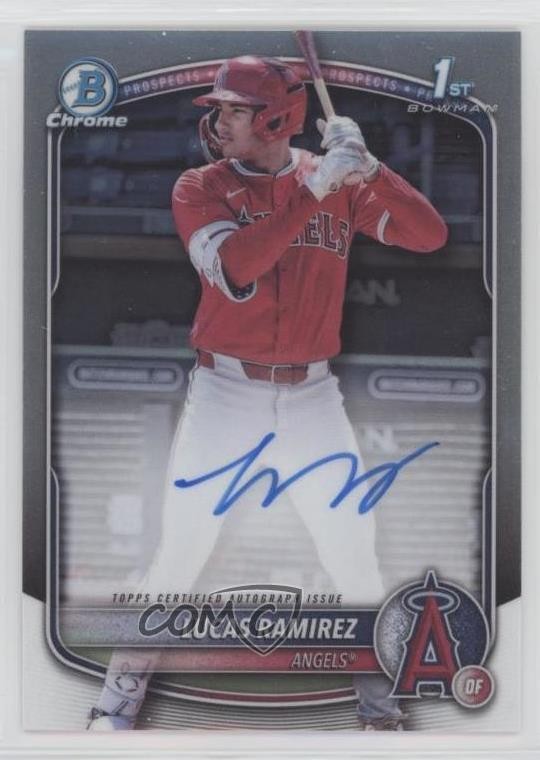 2025 Bowman Chrome Prospect Auto Lucas Ramirez #CPA-LR Auto