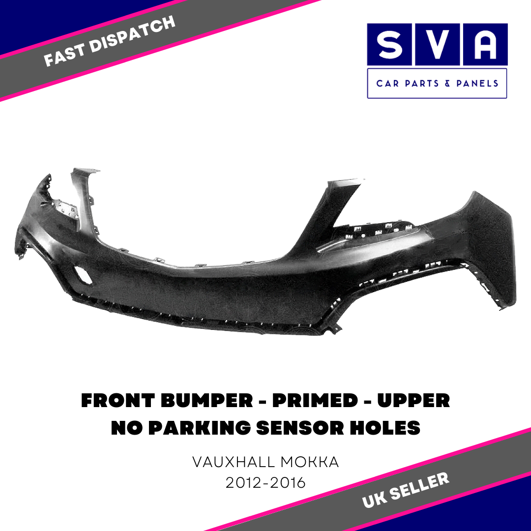 Front Bumper - Primed - Upper - No Parking Sensor Whole-Vauxhall Mokka 2012-2016