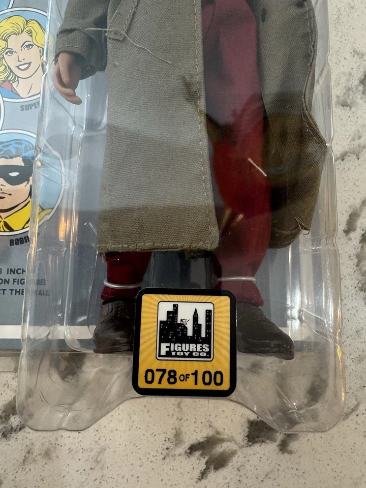 DC Batman Series 4 COMMISSIONER GORDON 8" Retro Figure NEW Numbered 78/100 2016 - Image 2 of 4