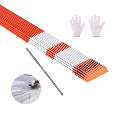 VEVOR Reflective Driveway Markers 5/16" Dia 72 in Snow Stakes Reflectors Orange