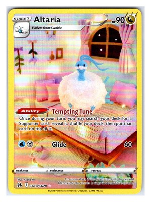 Pokemon TCG - Altaria - Crown Zenith: Galarian Gallery GG19/GG70 Ultra Rare