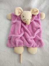 doudou kaloo souris plume plat rose vintage fushia ultra rare 2 dispo
