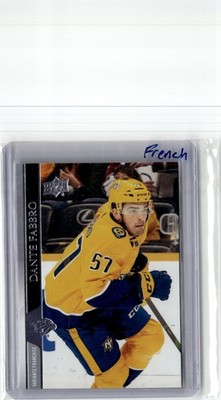 2020-21 Upper Deck #356 Dante Fabbro French