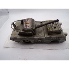 Vintage Made In Japan Tin Litho Battery Operated Space Tank Toy Military