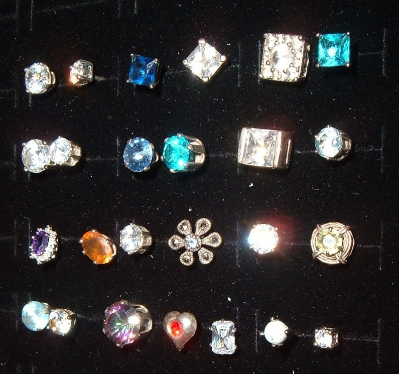 25 SOLID 925 STERLING SILVER MIXED GEMSTONES SING… - image 4
