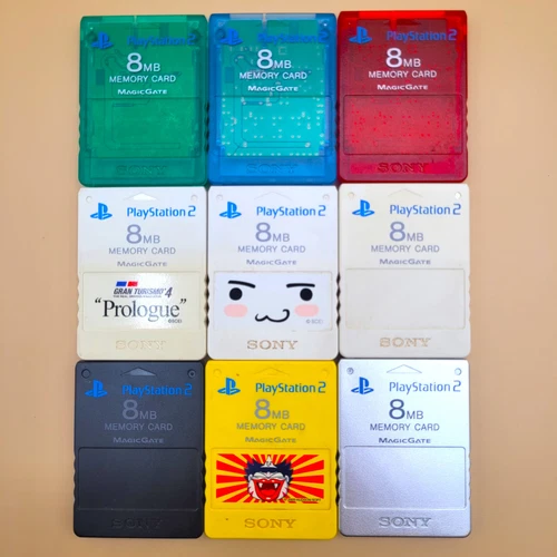 Official SONY PlayStation 2 PS2 MagicGate Memory Card SCPH-10020 OEM [8MB]