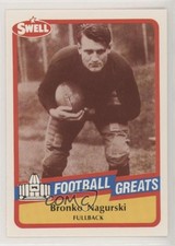 1989 Swell Football Greats Bronko Nagurski #15 HOF 1m8