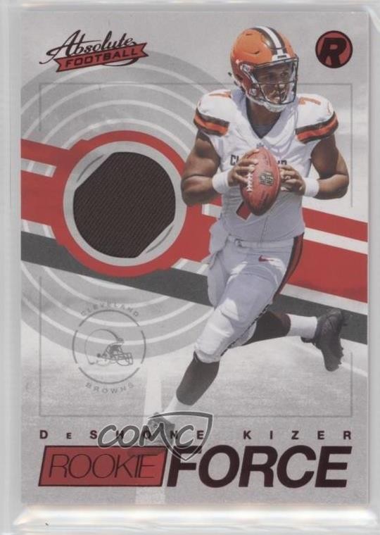 2017 Panini Absolute Rookie Force Materials Red Deshone Kizer #25 RC 6k8