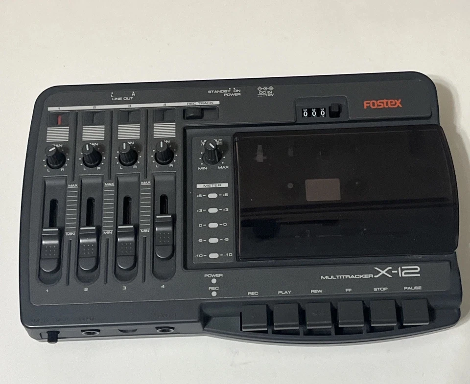 Fostex X-12 (X12) Multitracker Analog Cassette Tape Recorder *FF Button Issue* - Image 2 of 4