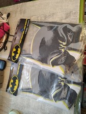 Lot Of 2 BATMAN BIRTHDAY PARTY PAPER MASKS PACK OF 8 MASKS NEW 16 Totalasks
