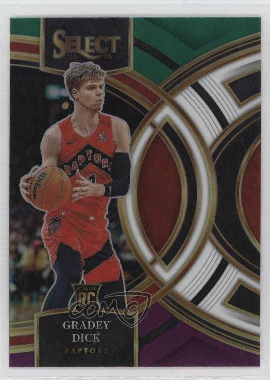 2023 Panini Select Premier Level Green White Purple Prizm Gradey Dick #126 1jx9