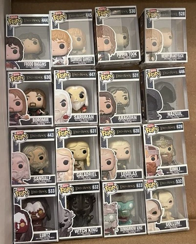 Funko Bitty Pop! Vinyl: Lord of the Rings Complete Set of 16