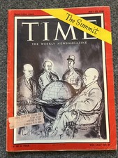 Time Magazine May 23, 1960 &ldquo;The Summit&rdquo; Cover Mailing Label