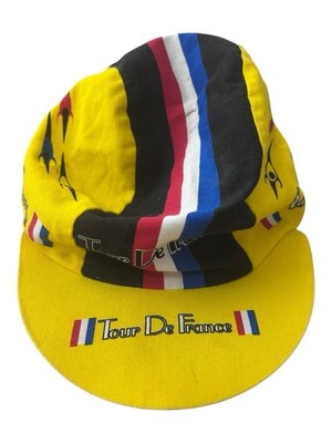 Tour De France Vintage Cycling Bike Hat Cap Made in USA Road Bike Pace Sports