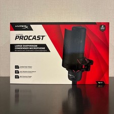 HyperX ProCast Large Diaphragm Cardioid Condenser Microphone Used